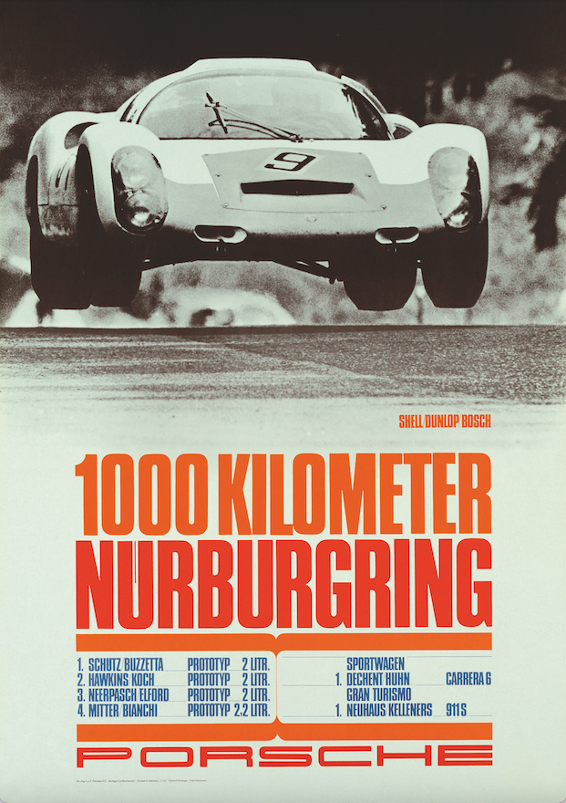 1000 kilometer Nurburgring poster A1