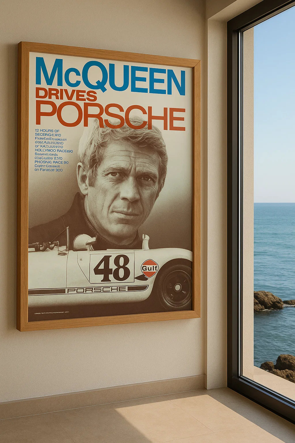 Steve Mcqueen drives Porsche A1